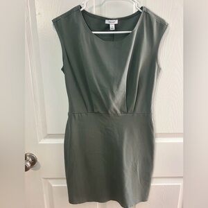Nine West Olive Green Sleeveless Sheath Dress Women’s Size Small